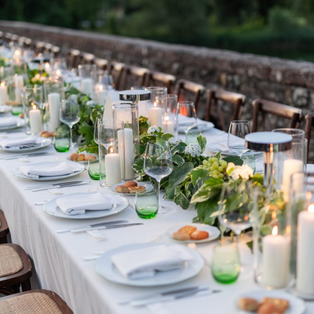 Luxury Italian Wedding Centerpieces